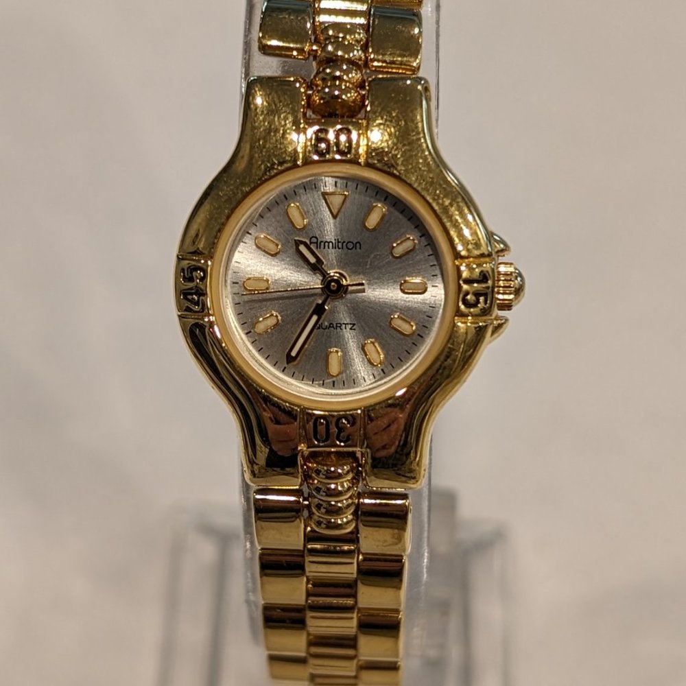 Armitron Quartz Women's Gold/Silver-Toned Watch